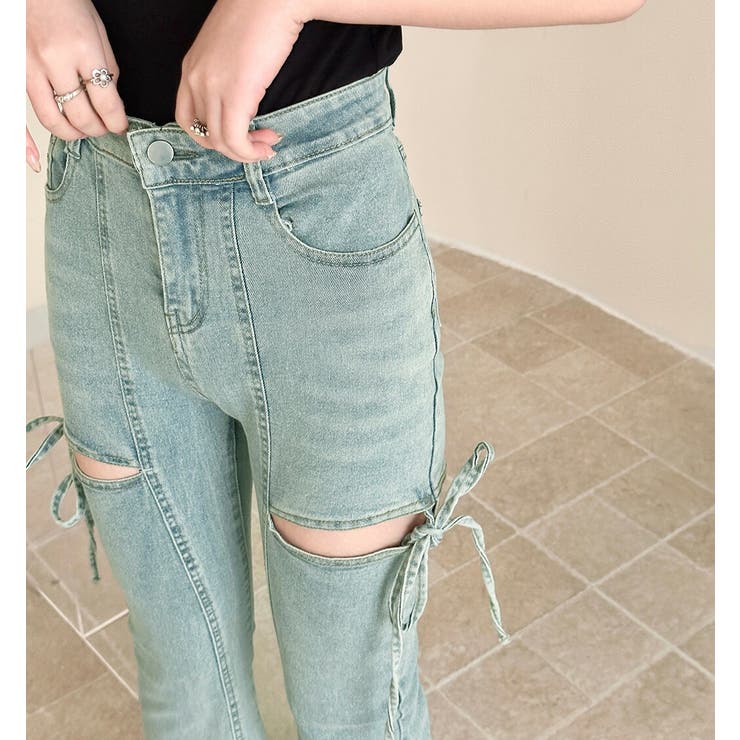 「爽やかで甘みのあるデザイン」デニム パンツ スリム | teddyshop | 詳細画像15 