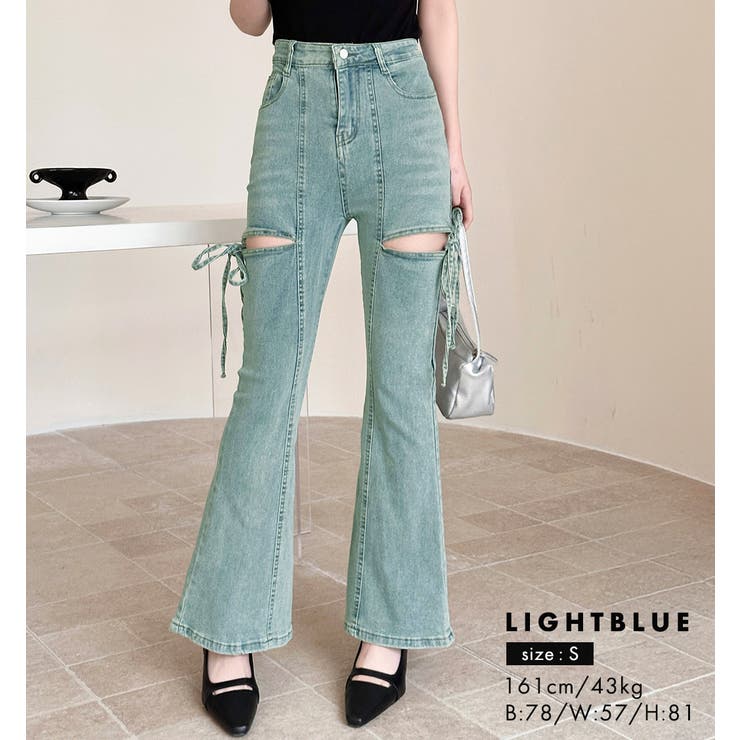 「爽やかで甘みのあるデザイン」デニム パンツ スリム | teddyshop | 詳細画像7 