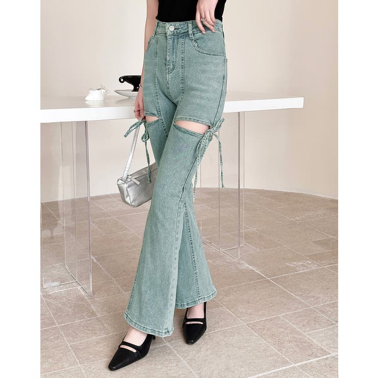 「爽やかで甘みのあるデザイン」デニム パンツ スリム | teddyshop | 詳細画像8 