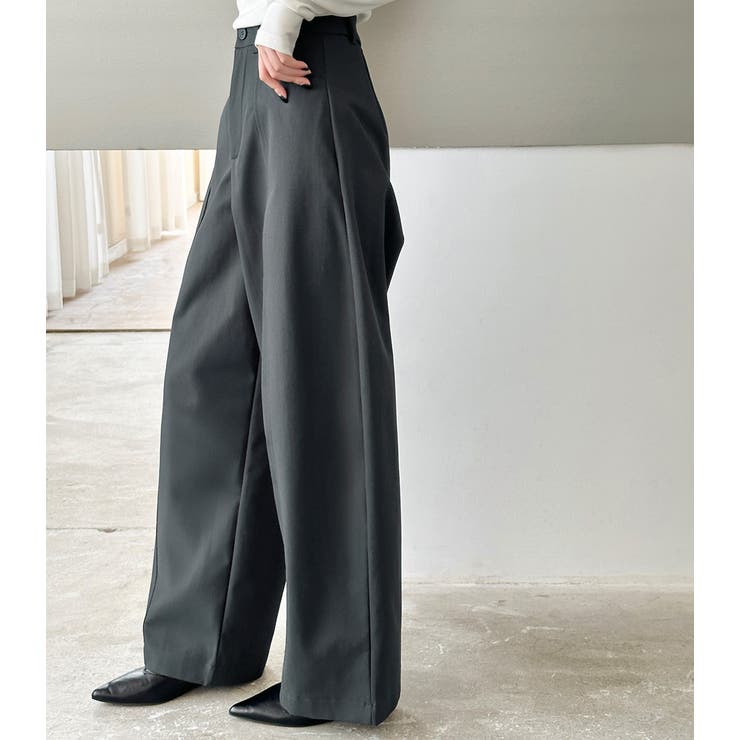 カーブパンツ スラックス 全4色 | teddyshop | 詳細画像15 