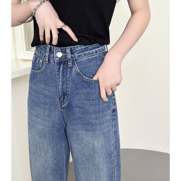 「初心者も穿きやすいダメージ」デニム パンツ ストレート | teddyshop | 詳細画像11 