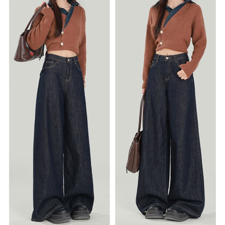デニム ワイドパンツ 全1色 | teddyshop | 詳細画像8 