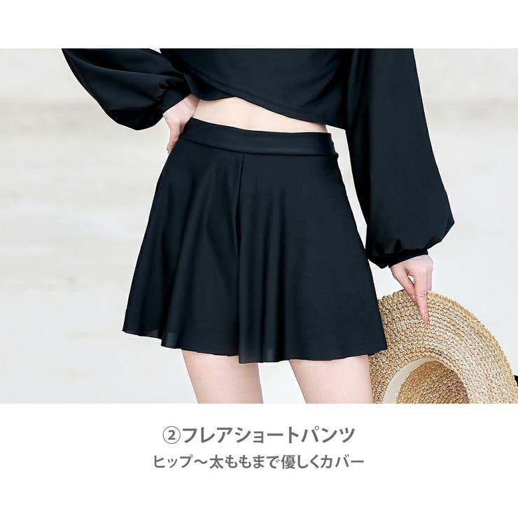 【紫外線カット率99 9％以上】ラッシュガード 水着体型カバー | teddyshop | 詳細画像21 