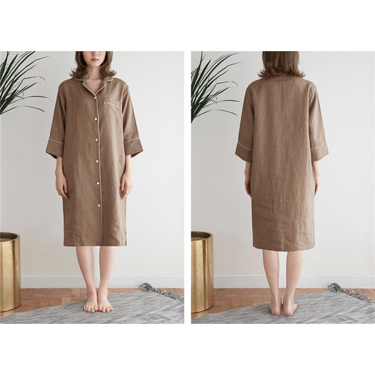 パジャマ ロングシャツ 7分袖 | teddyshop | 詳細画像12 