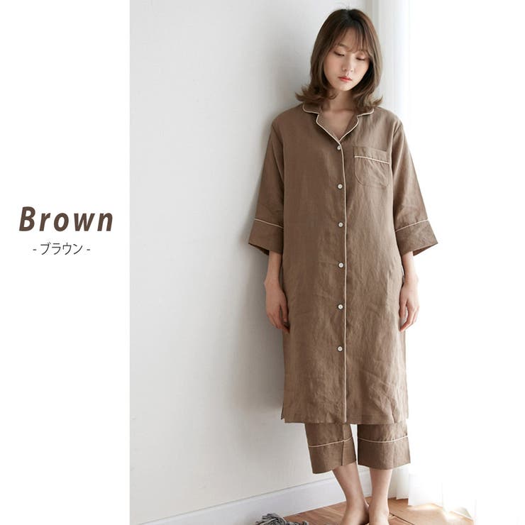 パジャマ ロングシャツ 7分袖 | teddyshop | 詳細画像3 