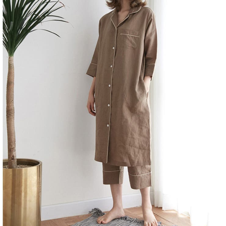 パジャマ ロングシャツ 7分袖 | teddyshop | 詳細画像4 