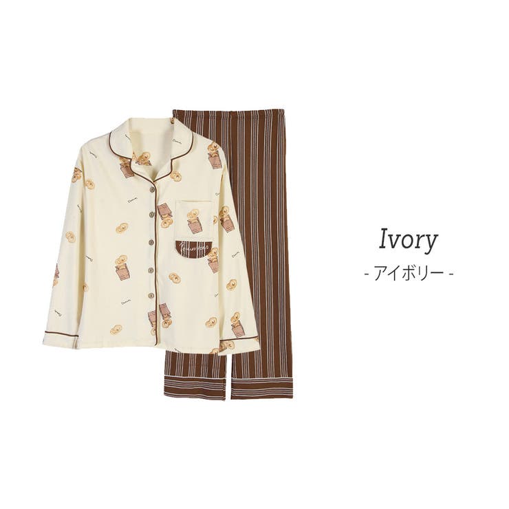 ルームウェア パジャマ 韓国ファッション | teddyshop | 詳細画像3 