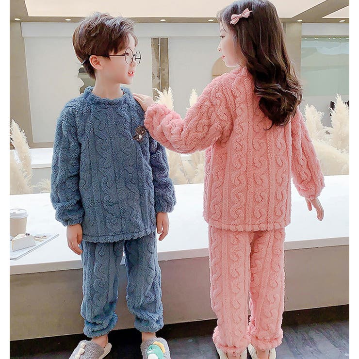 100 子供服 セットアップ 男女兼用 パジャマ 普段着 お揃いコーデ