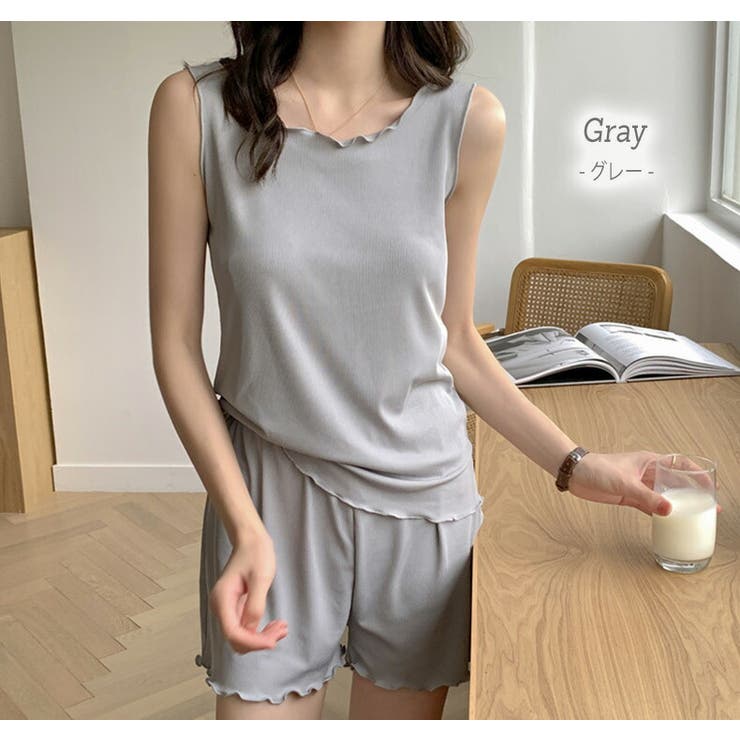 グレー】セクシー ルームウェア 夏[品番：TY000007142]｜teddyshop