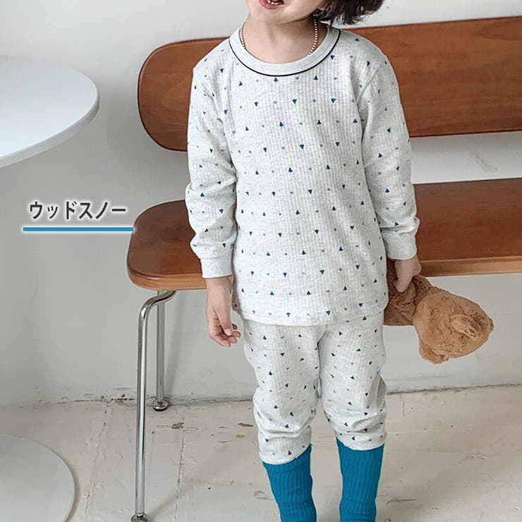 キッズルームウェアパジャマ男の子女の子総柄長袖薄手上下セットトップスパンツ2点セット部屋着寝巻き子供用花柄恐竜トナカイシロクマおしゃれかわいい通気性カジュアルシンプル110120130140150160ウエストゴムお泊り会春秋