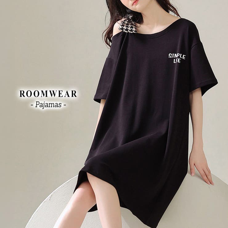 ルームウェア ワンピース 膝丈 | teddyshop | 詳細画像1 