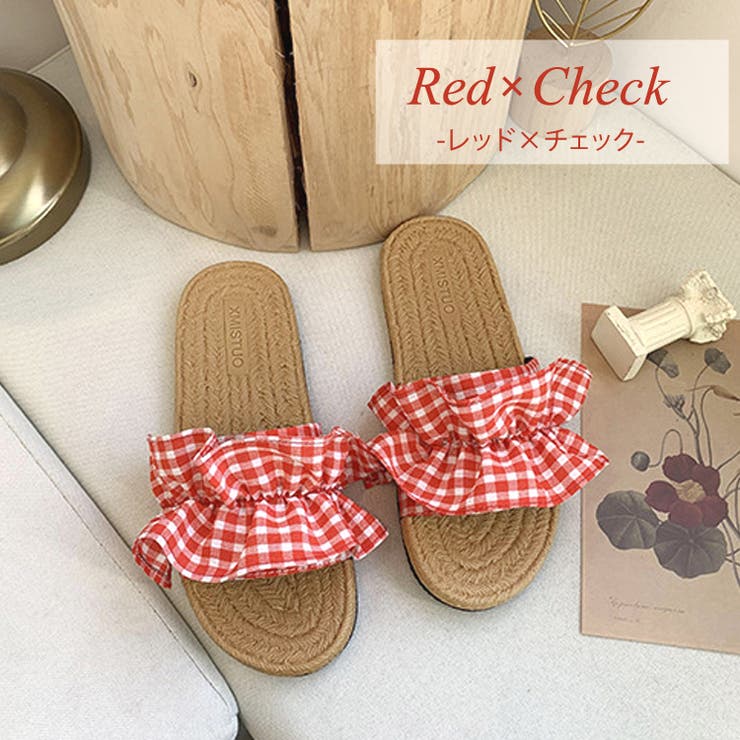 サンダル レディース フリル[品番：TY000005624]｜teddyshop（テディー 