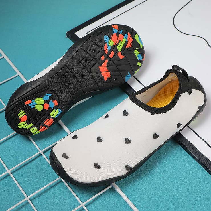 Tide Shoes ホワイト/アクア シューズ マリンシューズ レディース メンズ[品番：TY000009155