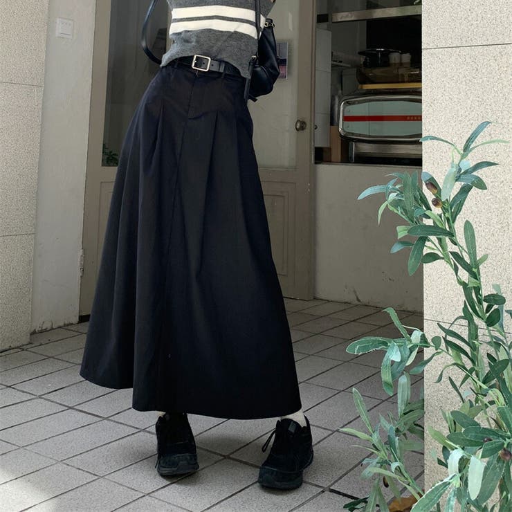 【新品、本物、当店在庫だから安心】 フレアスカート ロングスカート Aライン[品番：TY000007853 ジャケット・アウター