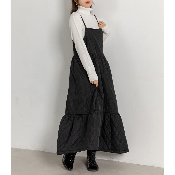 キルティング ロングワンピース キャミソール[品番：TY000008639]｜teddyshop（テディーショップ ）のレディースファッション通販｜SHOPLIST（ショップリスト）