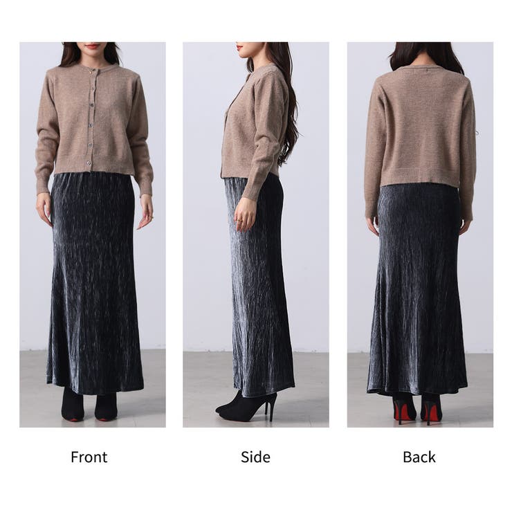 ベロア マーメイドスカート ロング | teddyshop | 詳細画像26 