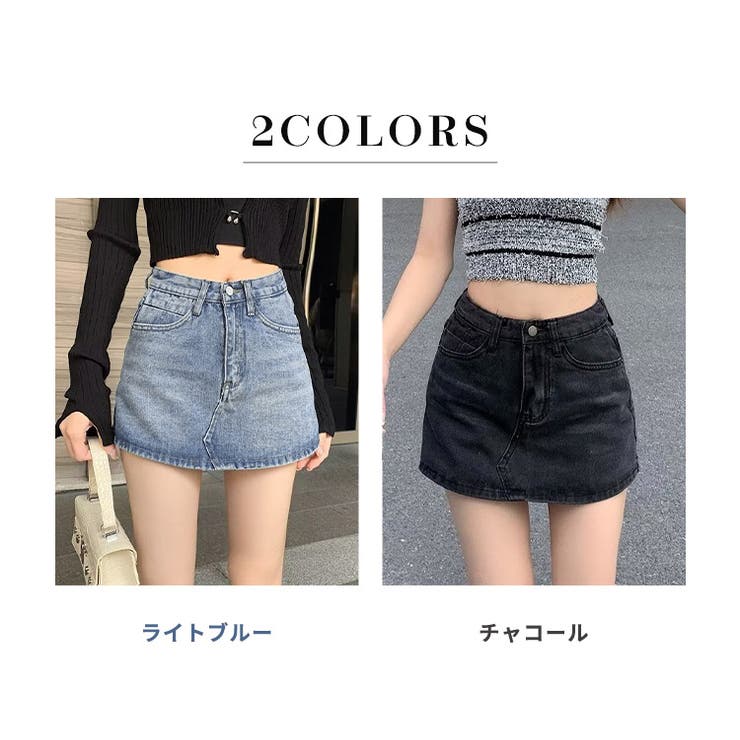 デニム ミニ スカパン[品番：TY000008790]｜teddyshop（テディー