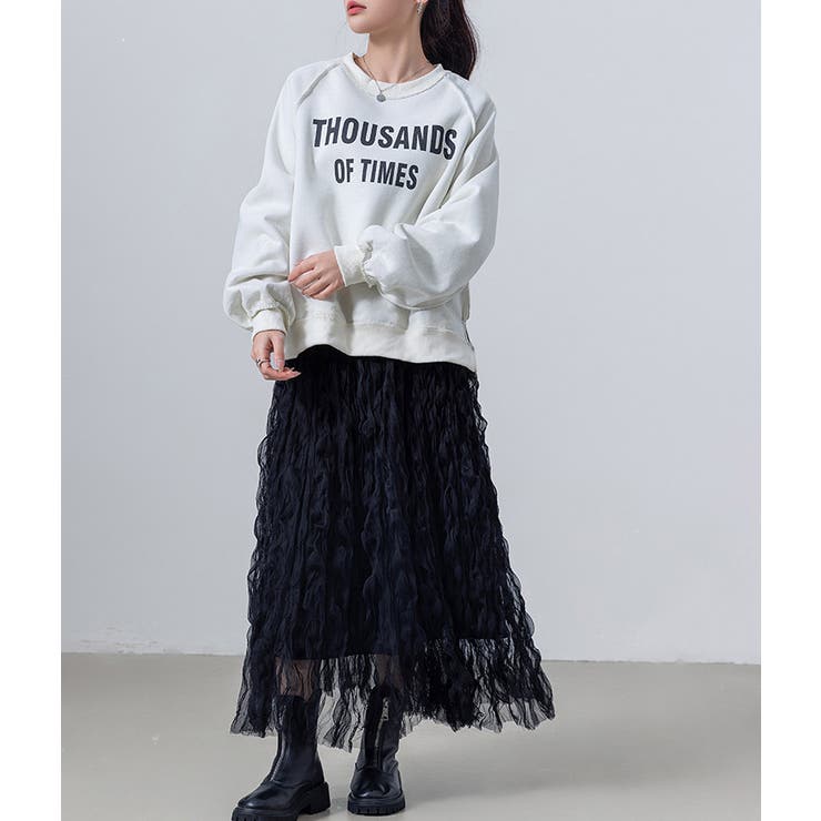 チュール スカート ボトムス[品番：TY000008787]｜teddyshop