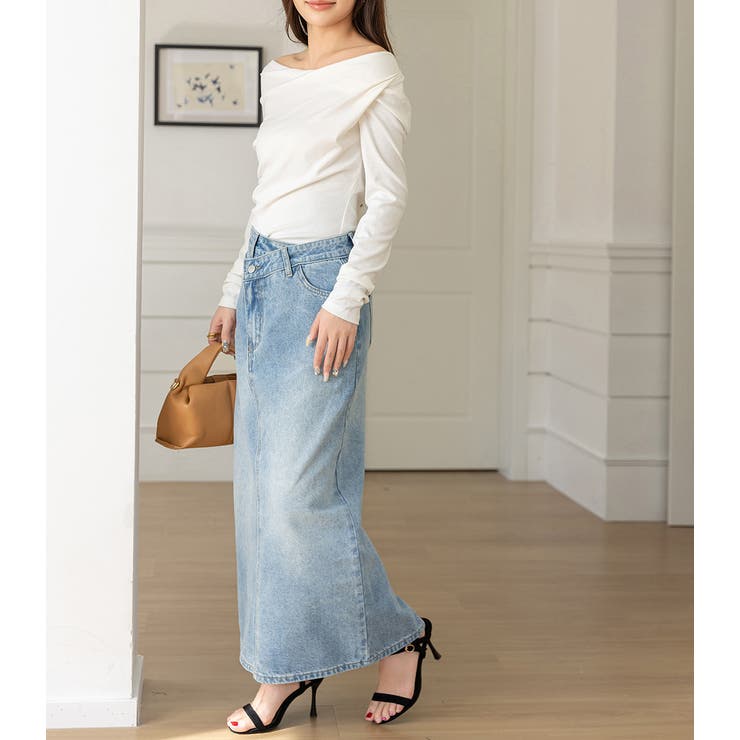 デニム ナロースカート 全2色 | teddyshop | 詳細画像15 