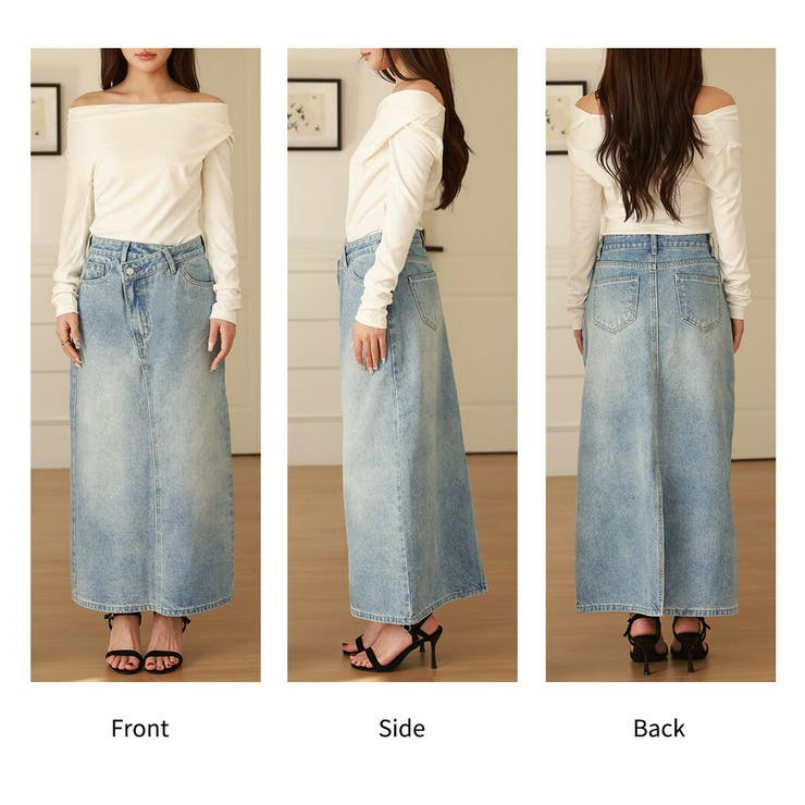 デニム ナロースカート 全2色 | teddyshop | 詳細画像20 