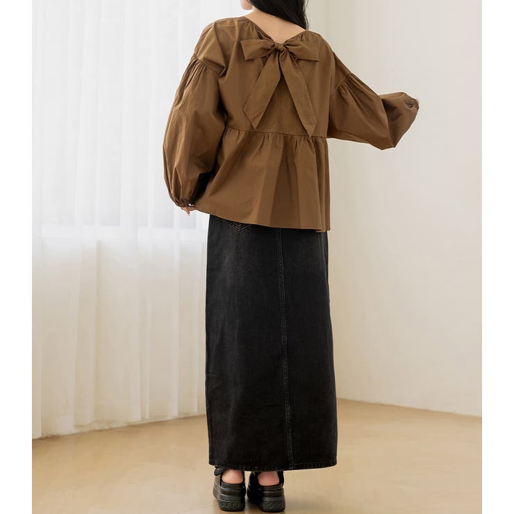 「安定の定番スタイル」デニム ナロースカート ロング | teddyshop | 詳細画像20 