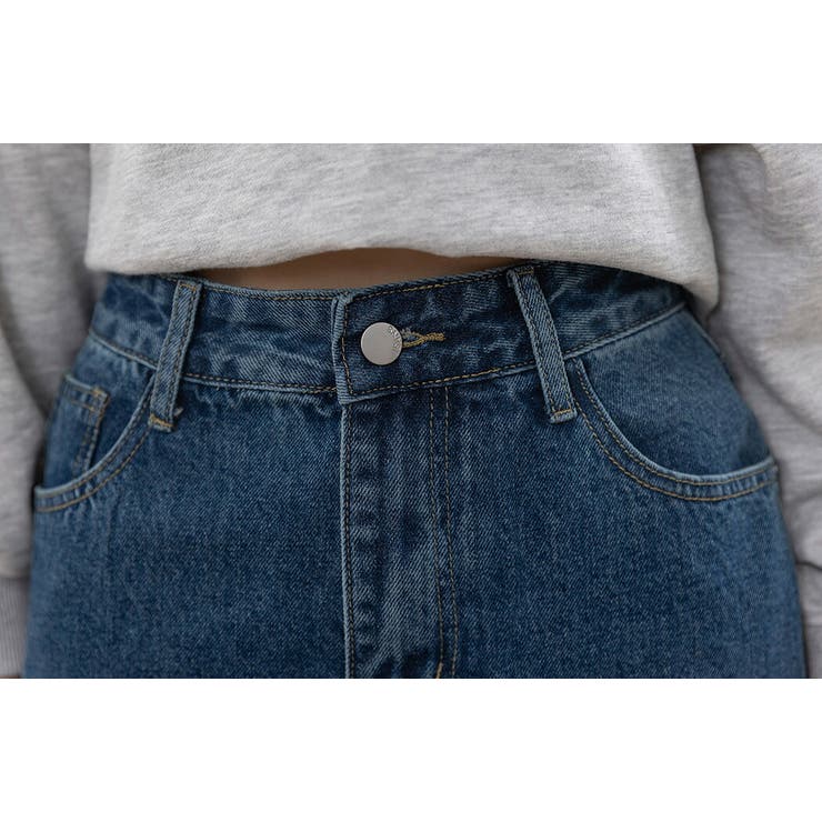 「カットアウト風なスリット」デニム スカート ロング | teddyshop | 詳細画像23 