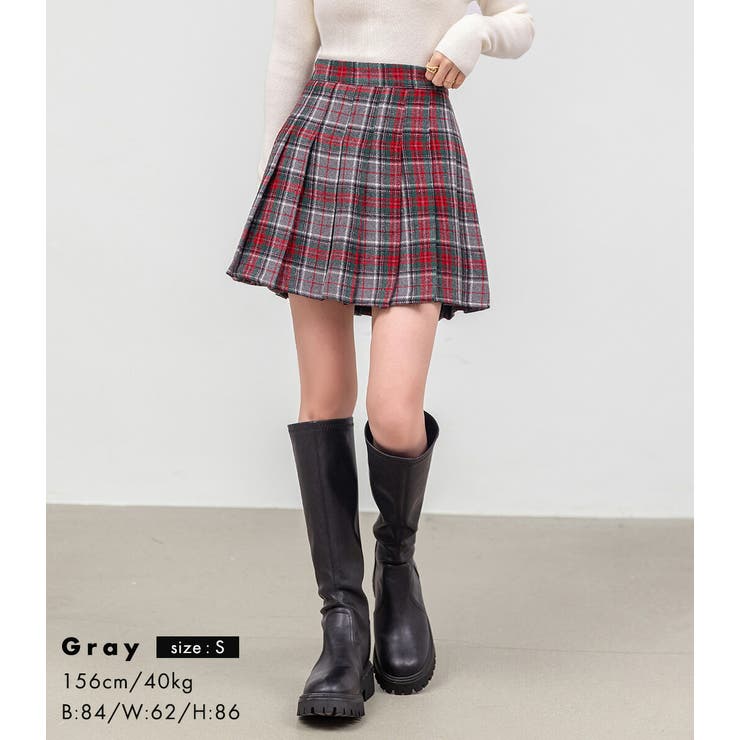 プリーツスカート ミニ 全4色 | teddyshop | 詳細画像11 