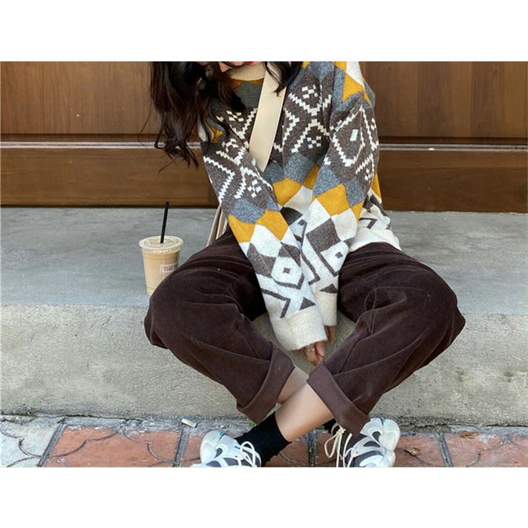 ニットセーター ノルディック ゆるニット | teddyshop | 詳細画像7 