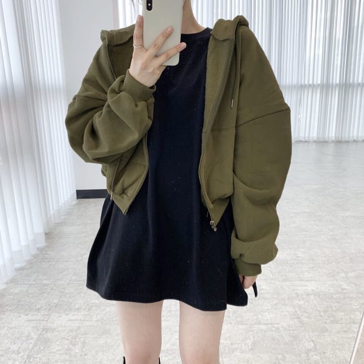 スウェット ジップパーカー オーバーサイズ | teddyshop | 詳細画像19 