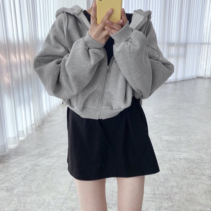 スウェット ジップパーカー オーバーサイズ | teddyshop | 詳細画像16 