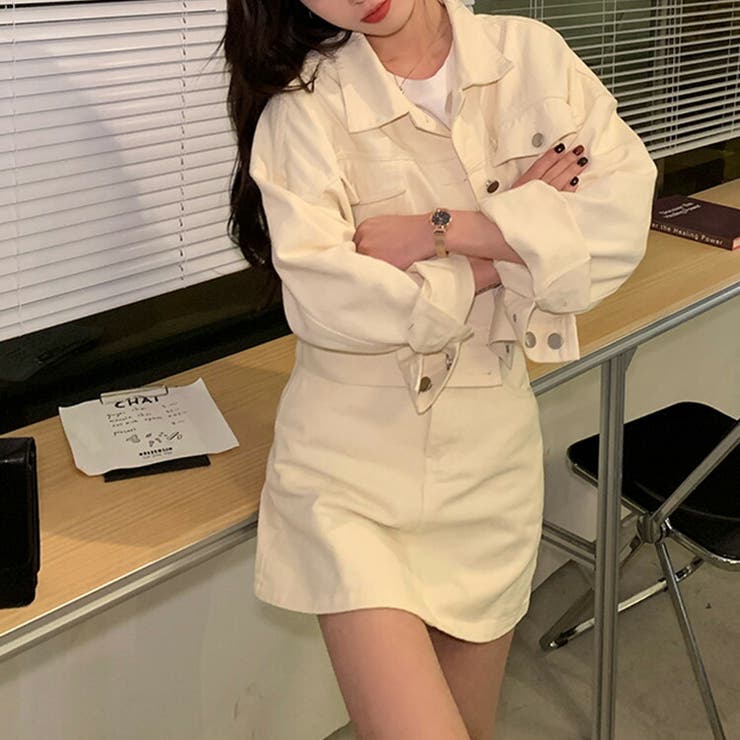 セットアップ デニムジャケット スカート | teddyshop | 詳細画像8 