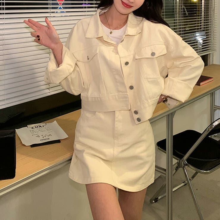 セットアップ デニムジャケット スカート | teddyshop | 詳細画像9 