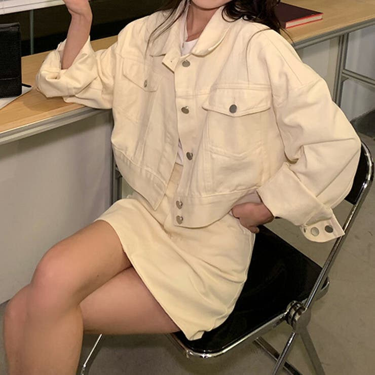 セットアップ デニムジャケット スカート | teddyshop | 詳細画像10 