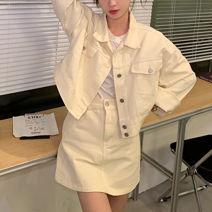 セットアップ デニムジャケット スカート | teddyshop | 詳細画像11 