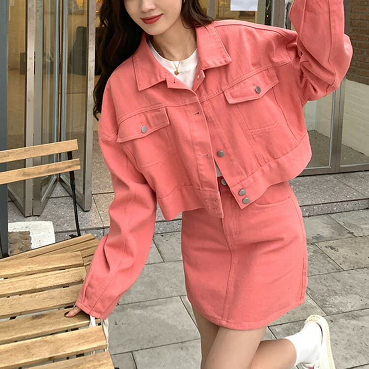 セットアップ デニムジャケット スカート | teddyshop | 詳細画像16 