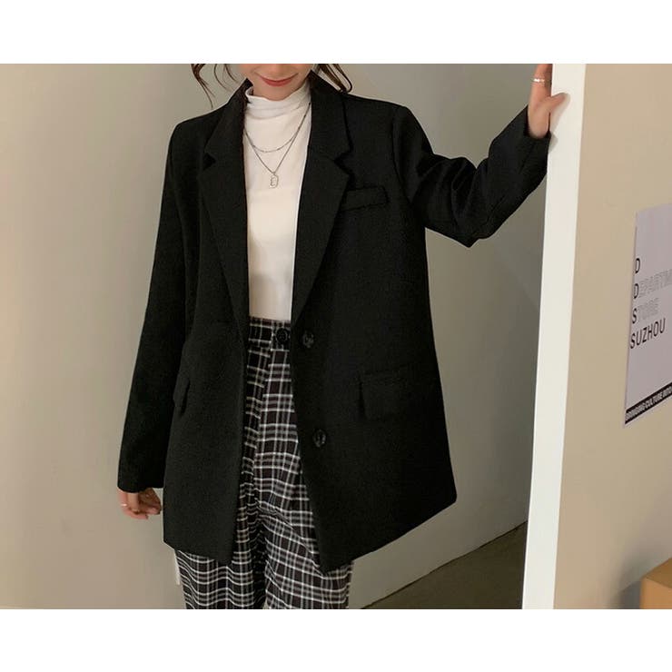 long sleeve short tailor jacket/ロングスリーブショートテーラードジャケット