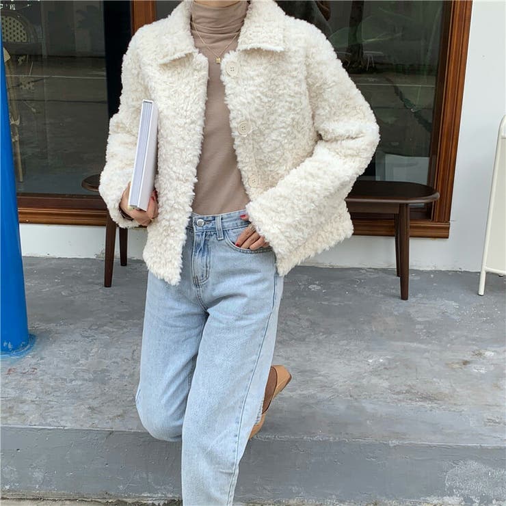 ジャケット アウター フェイクファー[品番：TY000007413]｜teddyshop