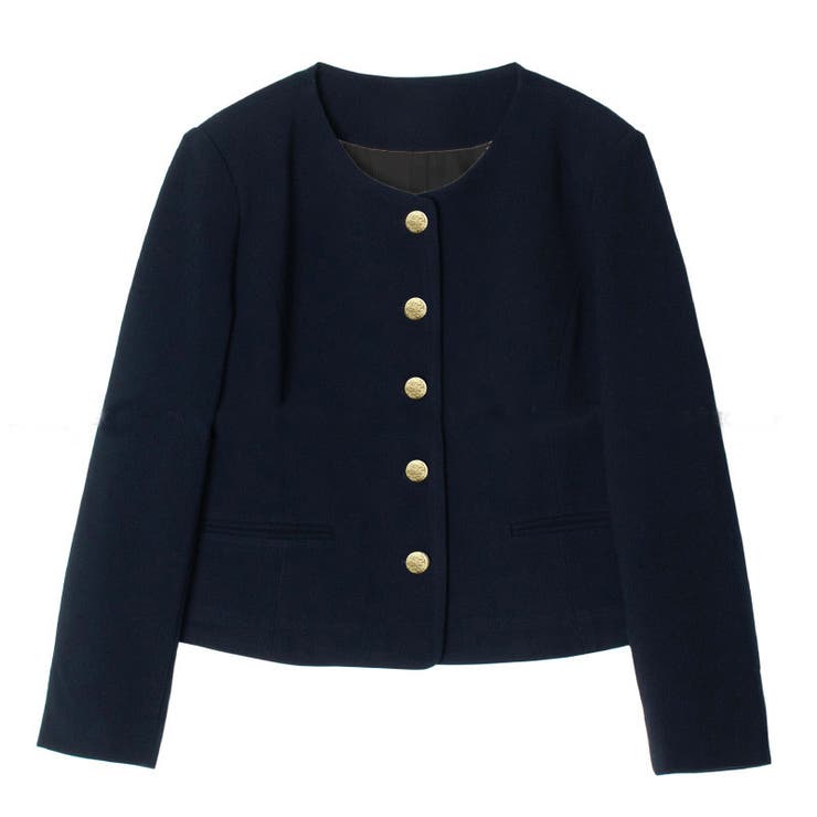 ノーカラージャケット アウター オフィスカジュアル | teddyshop | 詳細画像10 