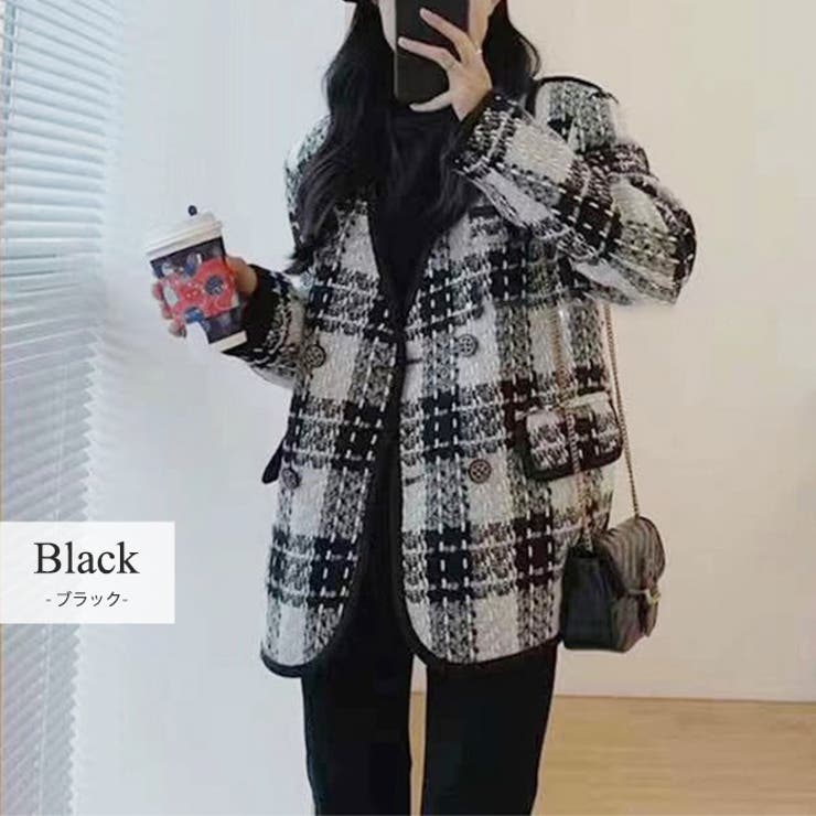 ツイード ジャケット アウター[品番：TY000007436]｜teddyshop