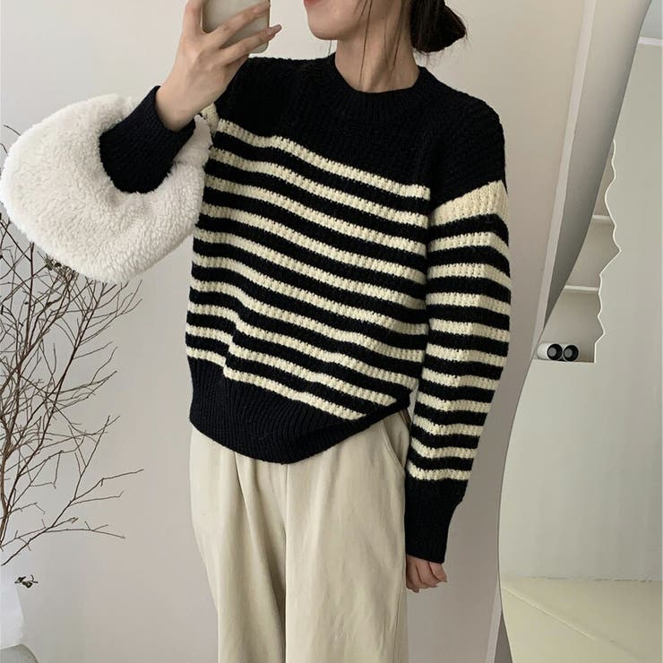 ニット セーター ボーダー | teddyshop | 詳細画像7 