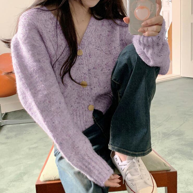 カーディガン ニット ショート丈 | teddyshop | 詳細画像15 