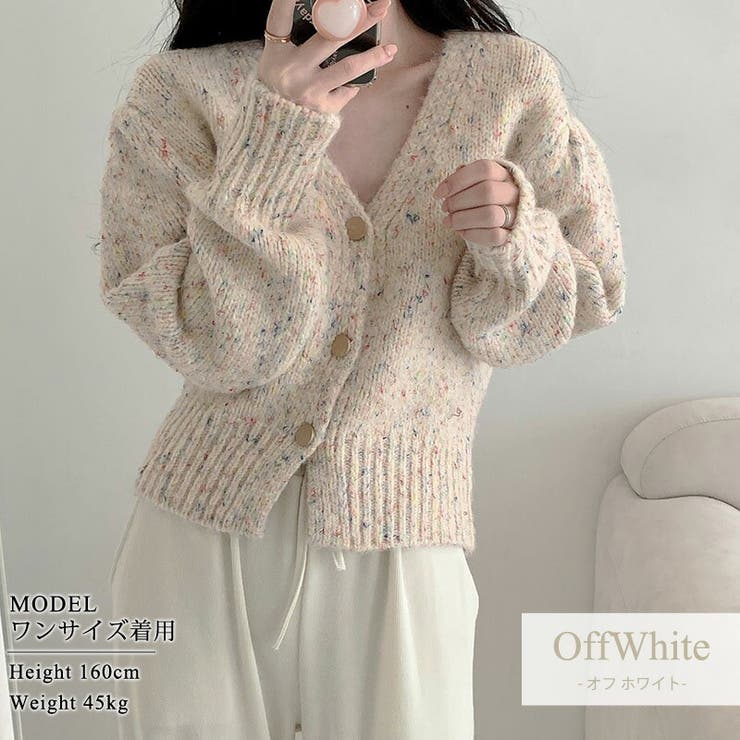 カーディガン ニット ショート丈 | teddyshop | 詳細画像3 