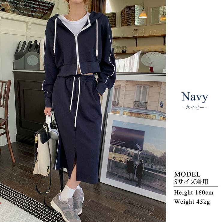 パーカー セットアップ スカート | teddyshop | 詳細画像3 