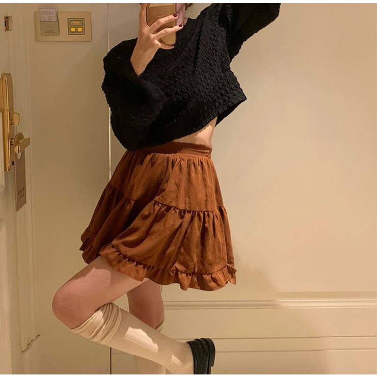 クロップド丈 長袖 カットソー | teddyshop | 詳細画像6 