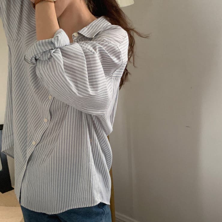 シャツ ストライプ 長袖 | teddyshop | 詳細画像4 