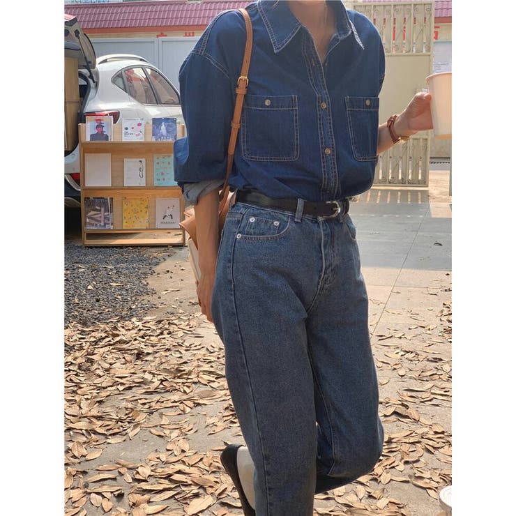 デニムシャツ トップス 長袖 | teddyshop | 詳細画像4 