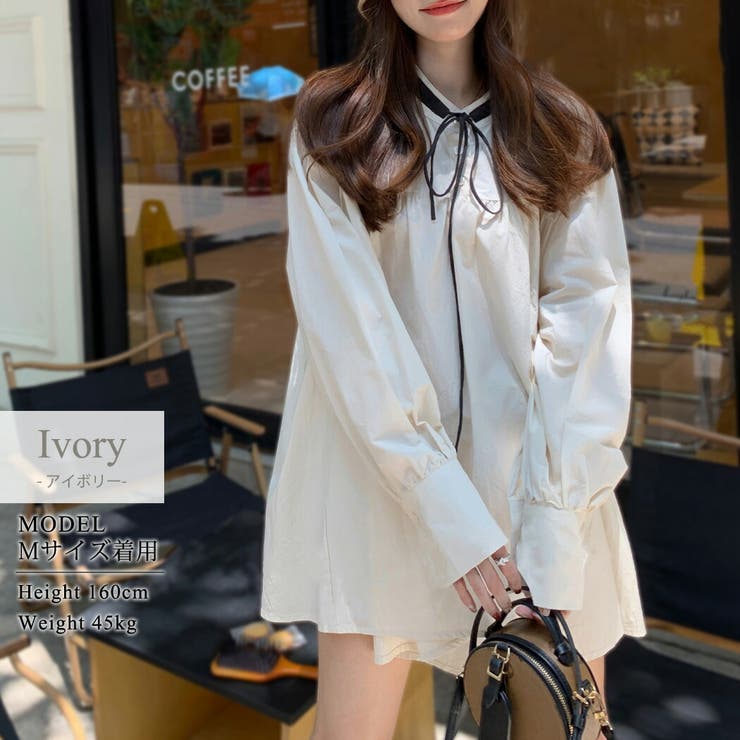 ブラウス トップス ロング丈 | teddyshop | 詳細画像3 