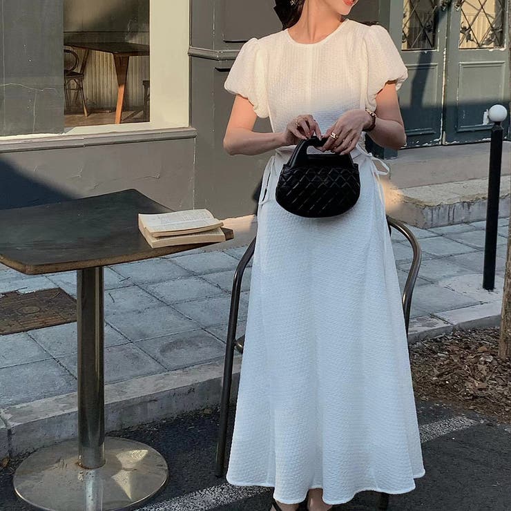 ワンピース カットアウト ボリューム袖 | teddyshop | 詳細画像14 