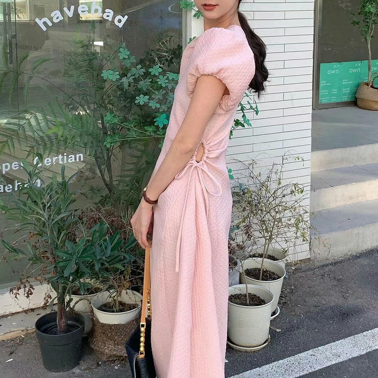 ワンピース カットアウト ボリューム袖 | teddyshop | 詳細画像19 