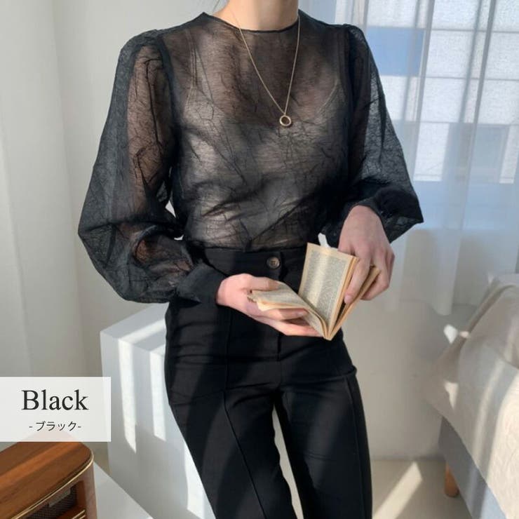 ブラウス シアー 長袖 | teddyshop | 詳細画像3 